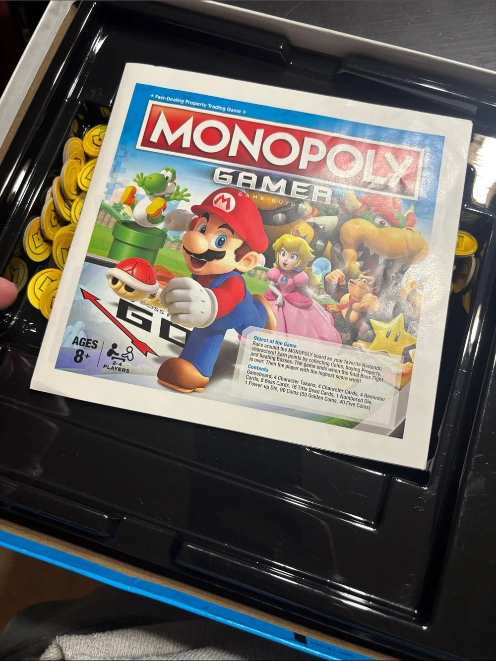 Hasbro Monopoly Gamer Board Game - Blue, White, Red
